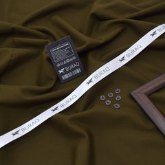 Buraq Men's Wash n' Wear Unstitched - Olive Green