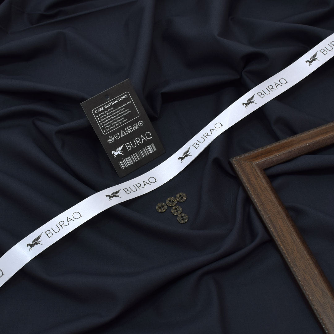 Buraq Men's Wash n' Wear Unstitched - Charcoal