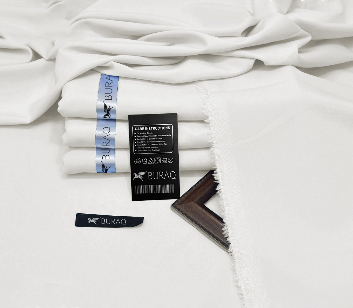 Premium Men's Wash n' Wear Unstitched - Pearl White Main image